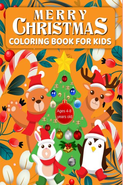 Christmas Coloring Books for Kids Ages 4-8 : Santa's Gift Ultimate