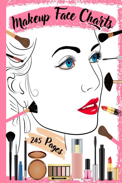 Makeup Practice Book for Kids (Extended Edition): Basic Face Charts to  Practice Makeup for Kids and Teens | Gift for Makeup Artist Lover