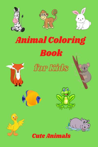 Animal Coloring Book for Kids - Cute Animals
